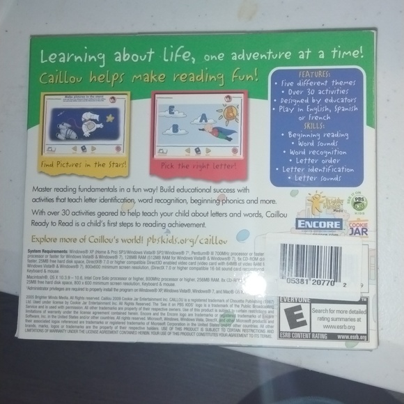 Caillou 2005 PC game - Picture 2 of 2